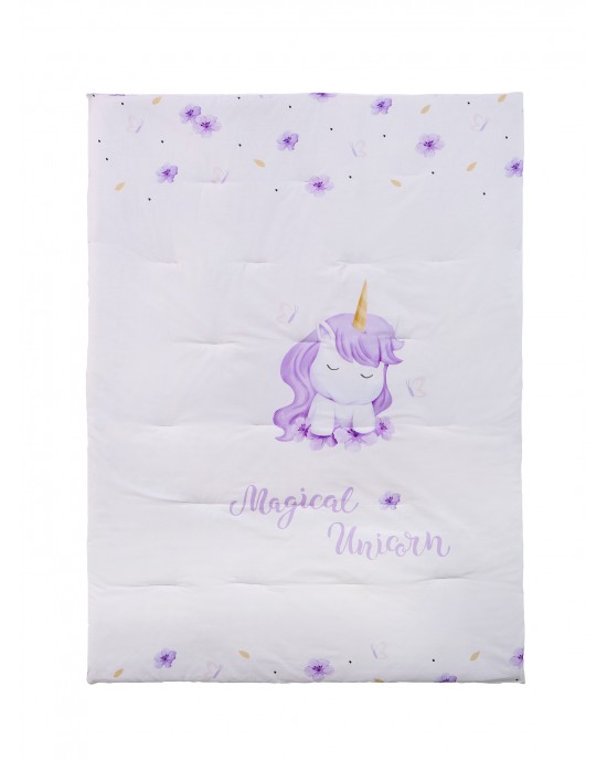 Κουβερλί Κούνιας - Magical Unicorn Nursery Bedspread