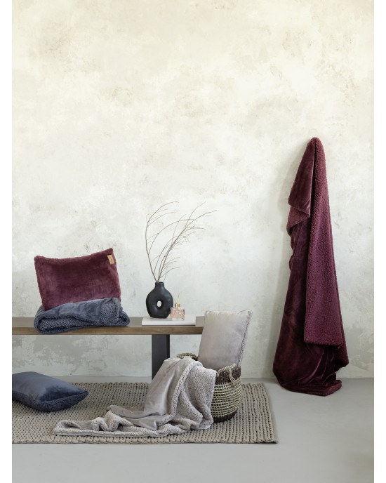 Κουβέρτα καναπέ 130x170 - Nuan Dark Gray