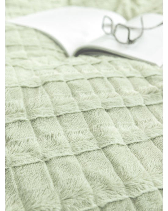 Κουβέρτα/Πάπλωμα Υπέρδιπλο 220x240 - Weave Mint