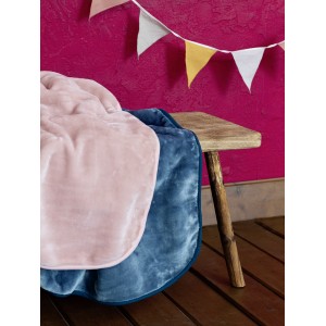 Κουβέρτα Βελουτέ Μονή 160x220 Coperta - Pink