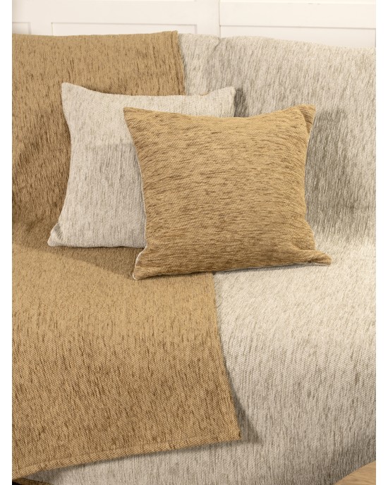 Ριχτάρι διπλής όψης 180x240 - Caldo Beige/Gold