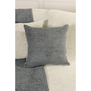 Ριχτάρι διπλής όψης 180x180 - Caldo Gray/Ivory