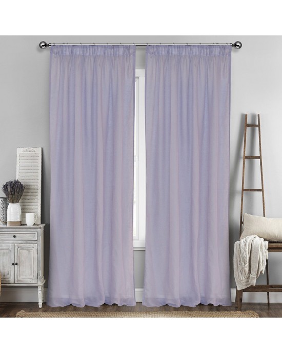 LINO ΚΟΥΡΤΙΝΑ LINE ΜΕ ΤΡΕΣΑ 306 LILAC 300X295