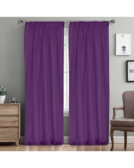 LINO ΚΟΥΡΤΙΝΑ LINE ΜΕ ΤΡΕΣΑ 305 MAUVE 300X295