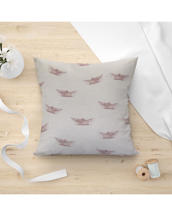 LINO ΜΑΞΙΛΑΡΟΘΗΚΗ PAPER BOAT 301 PINK 45X45