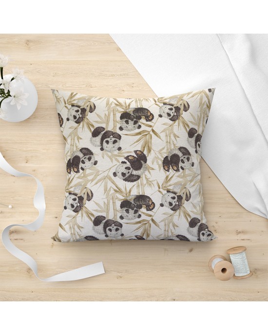 LINO ΜΑΞΙΛΑΡΟΘΗΚΗ PANDA BEAR 101 BEIGE 45X45