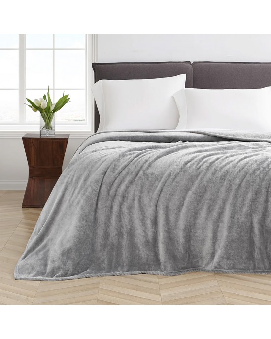 LINO ΚΟΥΒΕΡΤΑ ΒΕΛΟΥΤΕ PELLO L.GREY 220X240