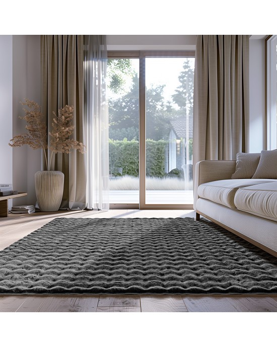 LINO ΧΑΛΙ DOUX 3D DGREY 160X230