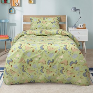 LINO ΠΑΙΔΙΚΑ ΣΕΤ ΣΕΝΤΟΝΙΑ JURRASIC NAP GREEN 170X260