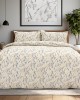 LINO Σετ Σεντόνια Με Λάστιχο (105x200+32) Amandes Μπλε