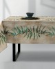 LINO Τραπεζομάντηλο Foresta 140x140 Εκρού-Πράσινο