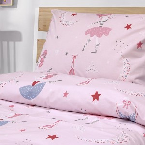 LINO ΠΑΙΔΙΚΑ ΣΕΤ ΣΕΝΤΟΝΙΑ DREAMY DANCERS PINK 170X260