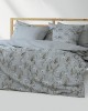 LINO Σετ Σεντόνια King Size (260X270) Verde Ασημί