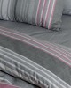 LINO Σετ Σεντόνια Υπέρδιπλα Με Λάστιχο (170Χ200+35) Madison Dusty Pink