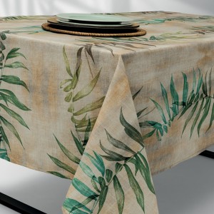 LINO Τραπεζομάντηλο Foresta 140x240 Εκρού-Πράσινο