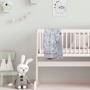 DAS BABY 4879 ΣΕΤ ΣΕΝΤΟΝΙΑ ΛΙΚΝΟΥ BABY FUN ΠΡΑΣΙΝΟ-ΣΟΜΟΝ-ΓΚΡΙ