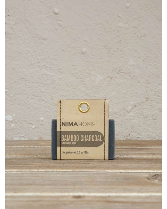 Σαπούνι χειροποίητο 100g  Bamboo Charcoal NIMA HOME