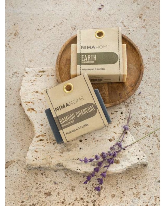 Σαπούνι χειροποίητο 100g  Bamboo Charcoal NIMA HOME