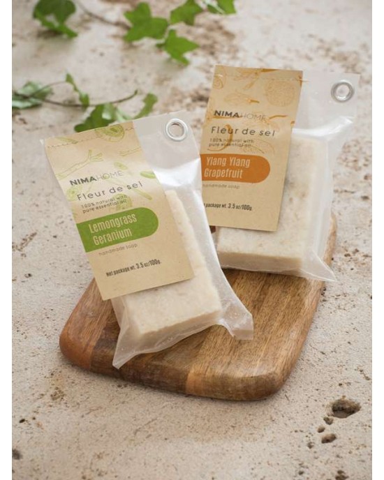 Σαπούνι χειροποίητο 100g  Lemongrass / Geranium NIMA HOME