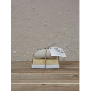 Σετ Σαπούνι χειροποίητο 125g + Πέτρα απολέπισης  Oatmeal NIMA HOME